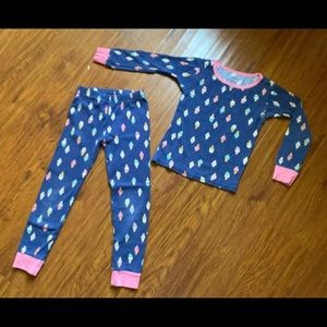 2 Pecies Pajama For Girl Size 5